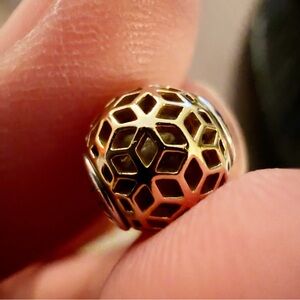 Pandora Essence 14K Gold and Silver Mosaic Charm 796049